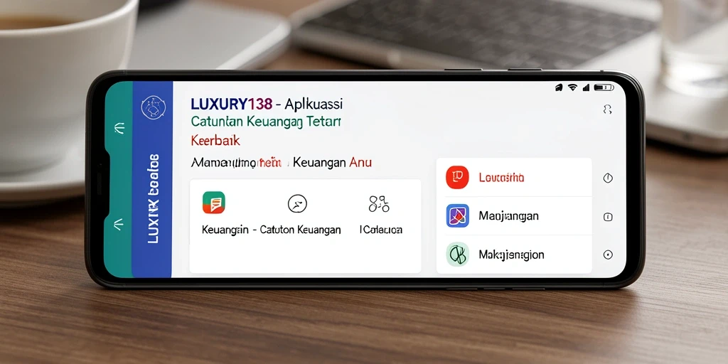 Antarmuka <strong>LUXURY138</strong> yang sederhana dan mudah digunakan untuk mencatat keuangan.