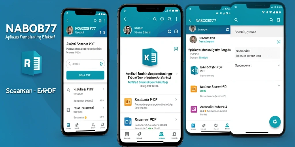 Tampilan antarmuka NABOB77 yang intuitif untuk Scanner PDF.